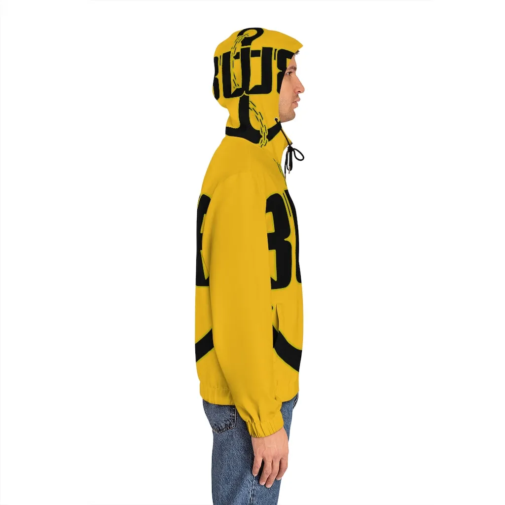 Men's Yellow Full-Zip Hoodie