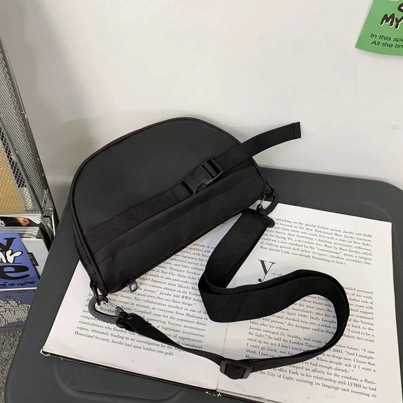 Messenger Bag Men's Ins Trendy Small Bag Minimalist Trendy Cool Sports Small Shoulder Bag Men's Functional Shoulder Bag Small Casual Backpack Bag