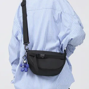 Messenger Bag Men's Ins Trendy Small Bag Minimalist Trendy Cool Sports Small Shoulder Bag Men's Functional Shoulder Bag Small Casual Backpack Bag