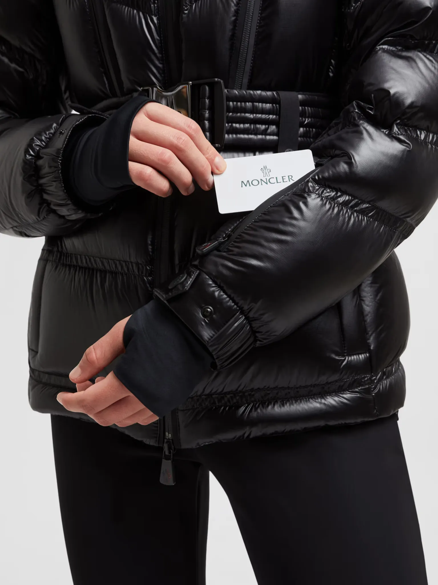 MONCLER GRENOBLE WOMEN Bernis Ski Down Jacket Black
