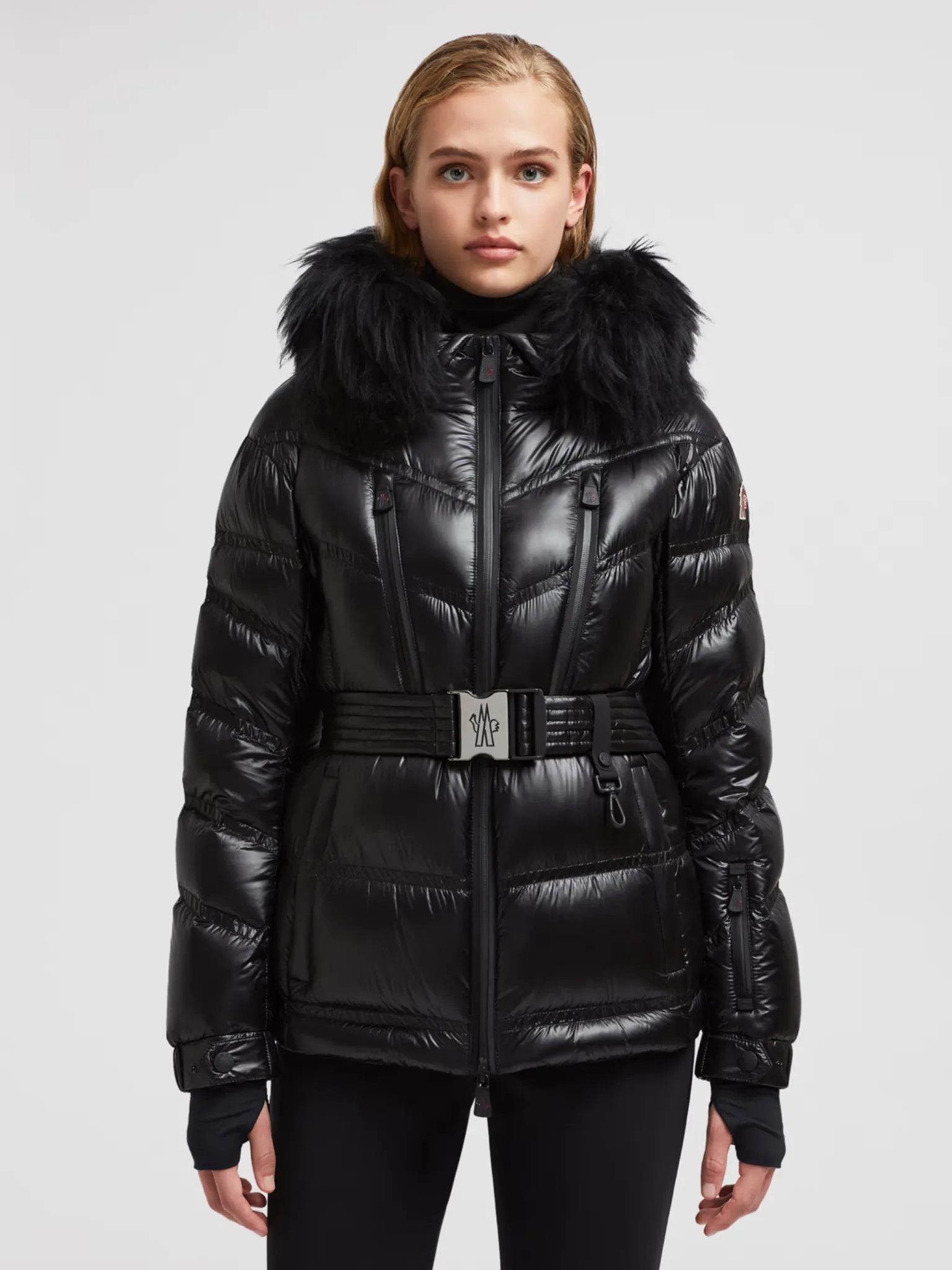 MONCLER GRENOBLE WOMEN Bernis Ski Down Jacket Black