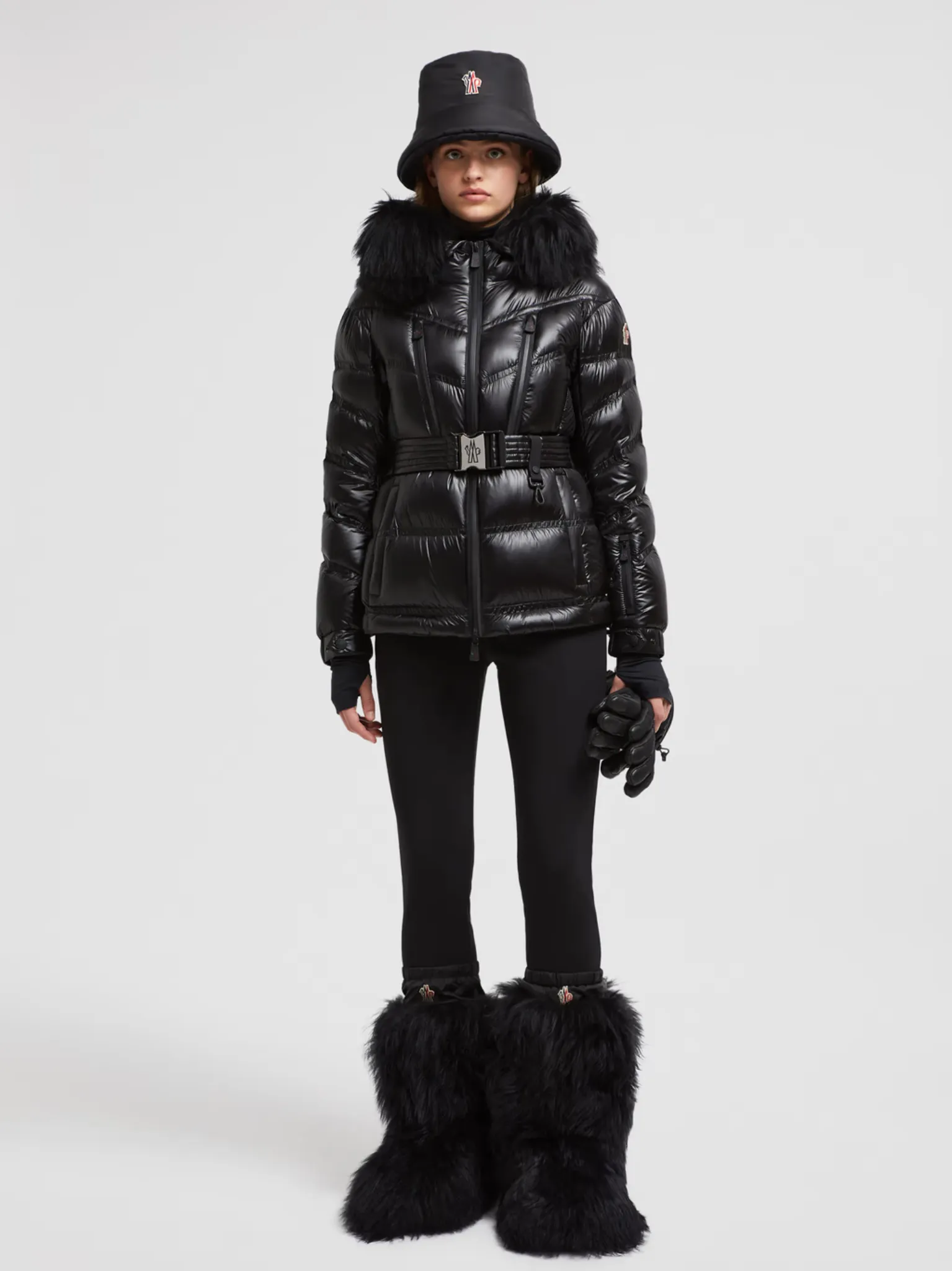 MONCLER GRENOBLE WOMEN Bernis Ski Down Jacket Black