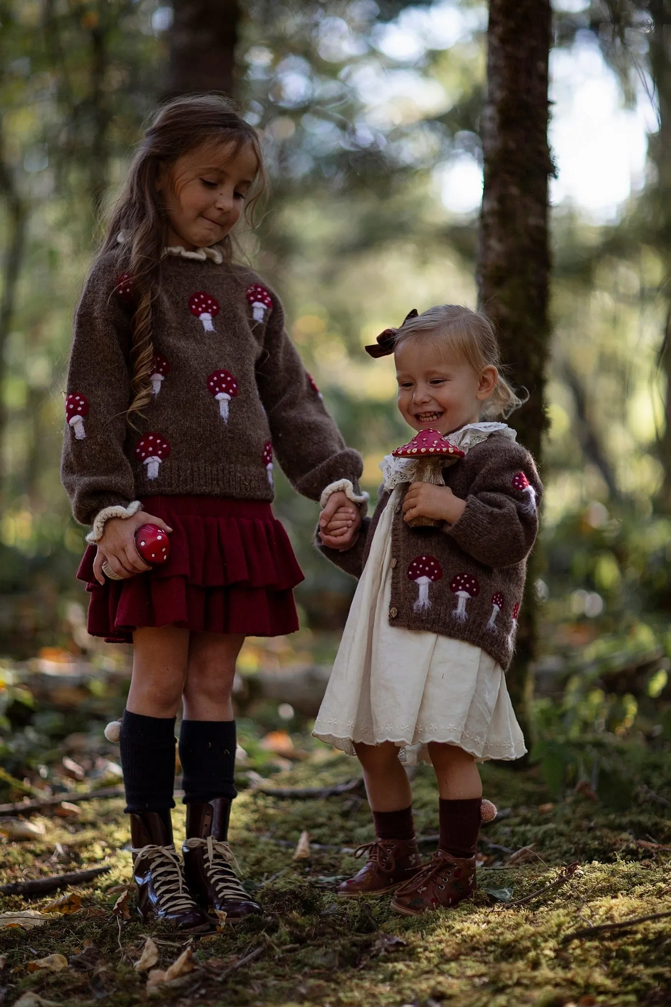 Mushrooms pullover | Brown