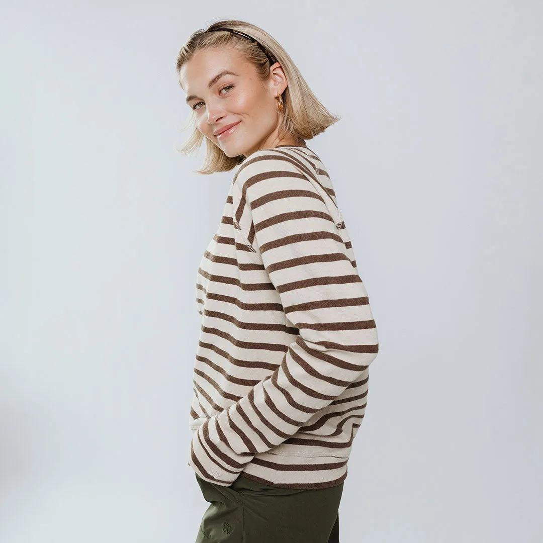 Nantucket Striped Crew, Coffee