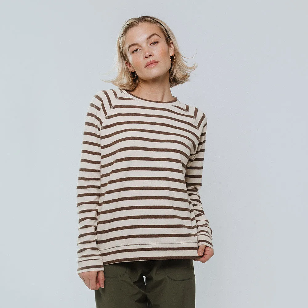 Nantucket Striped Crew, Coffee