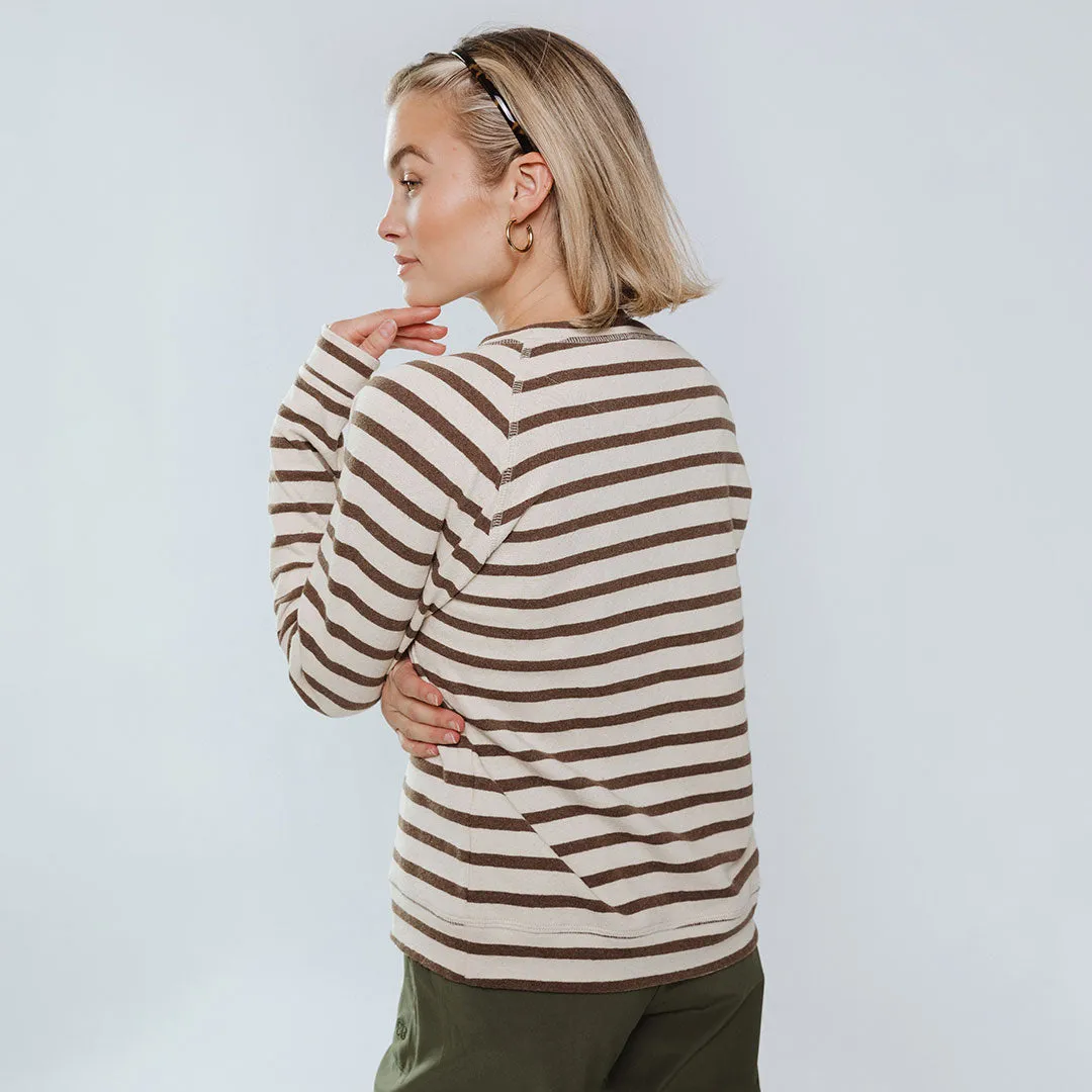 Nantucket Striped Crew, Coffee