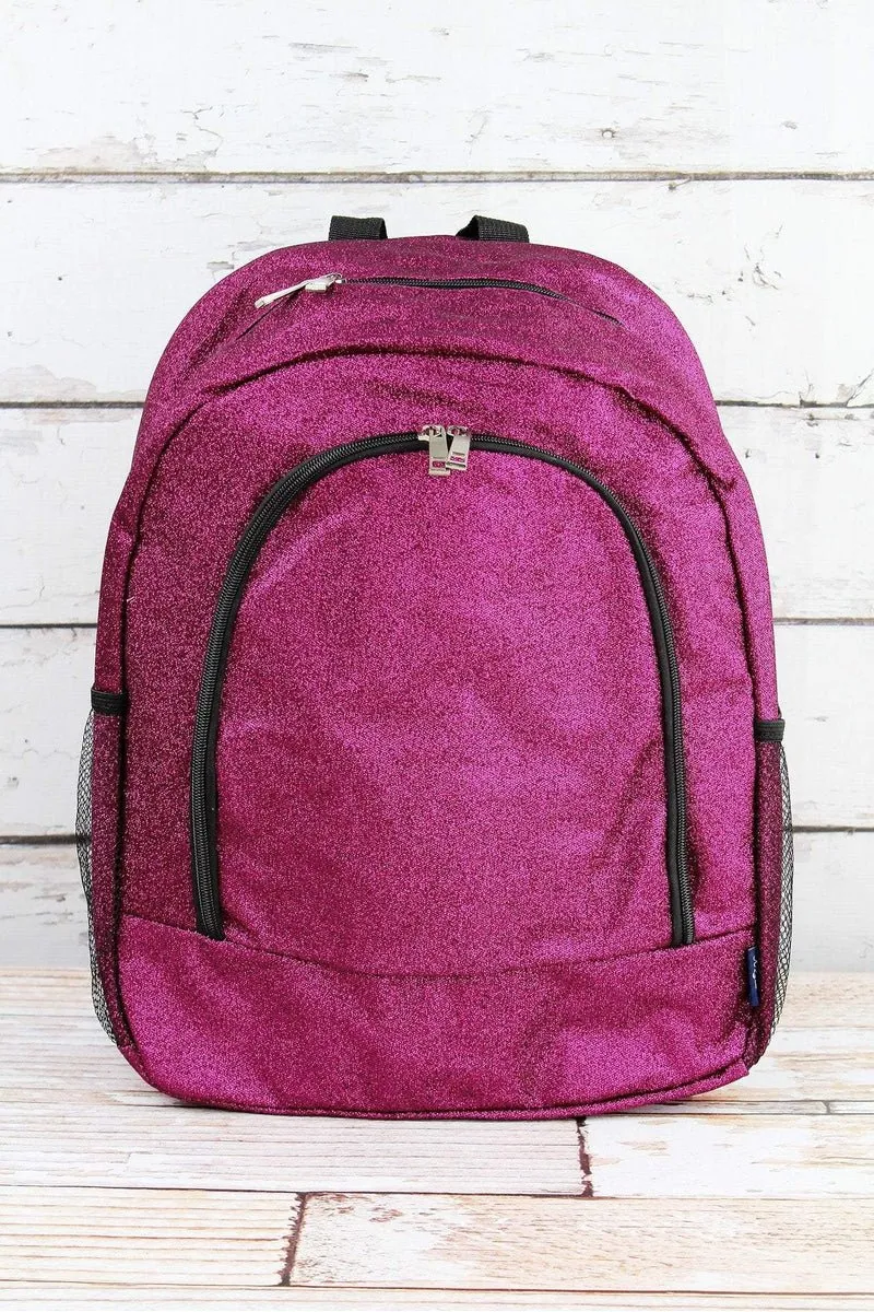 NGIL Hot Pink Glitz & Glam Large Backpack