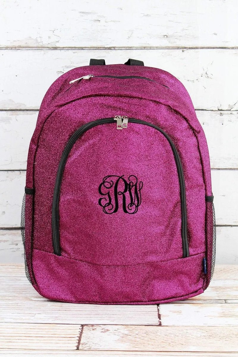 NGIL Hot Pink Glitz & Glam Large Backpack