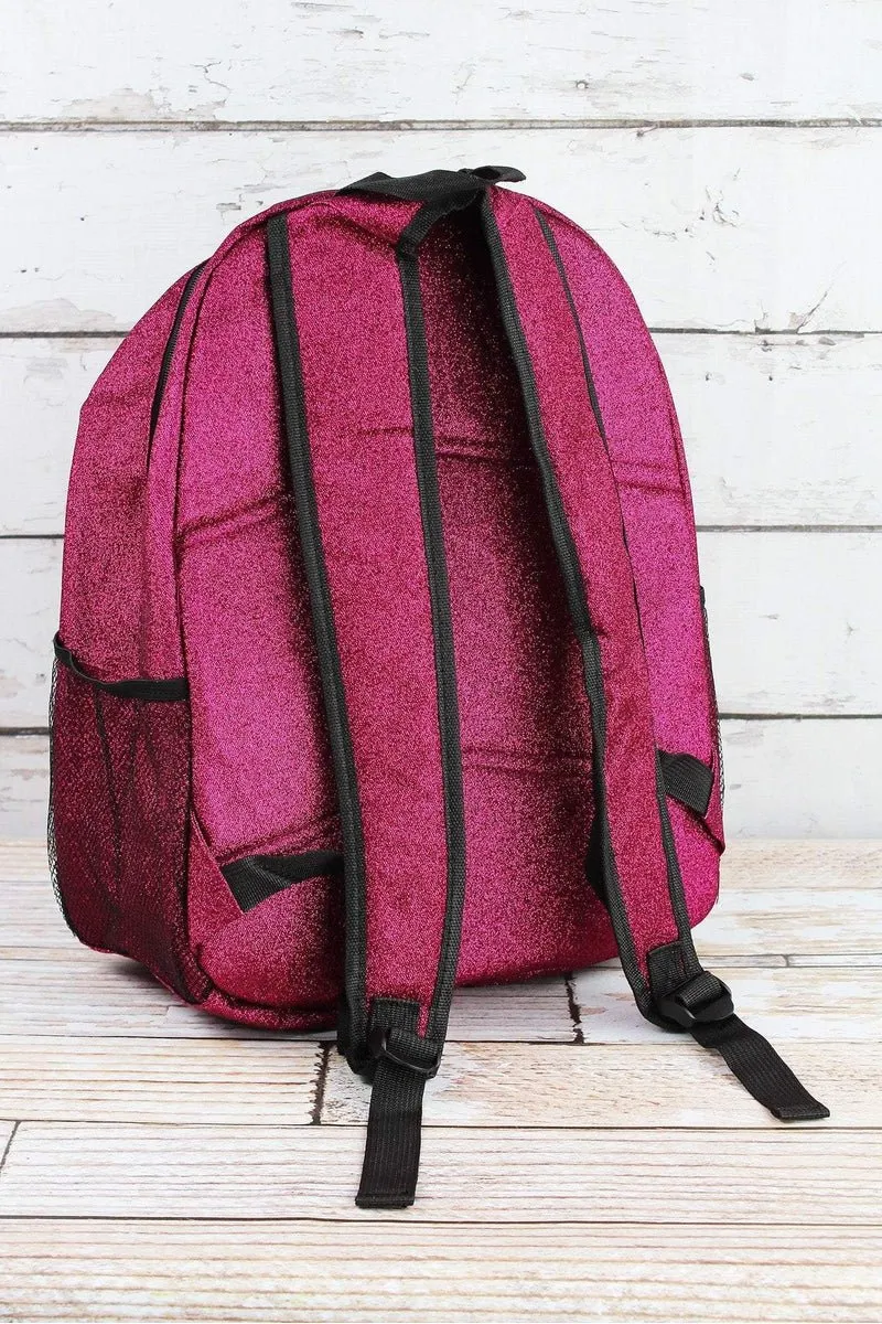 NGIL Hot Pink Glitz & Glam Large Backpack