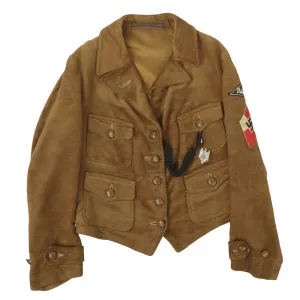 Original German WWII League of German Girls Climbing Jacket - Cologne - Aachen with RZM Tag