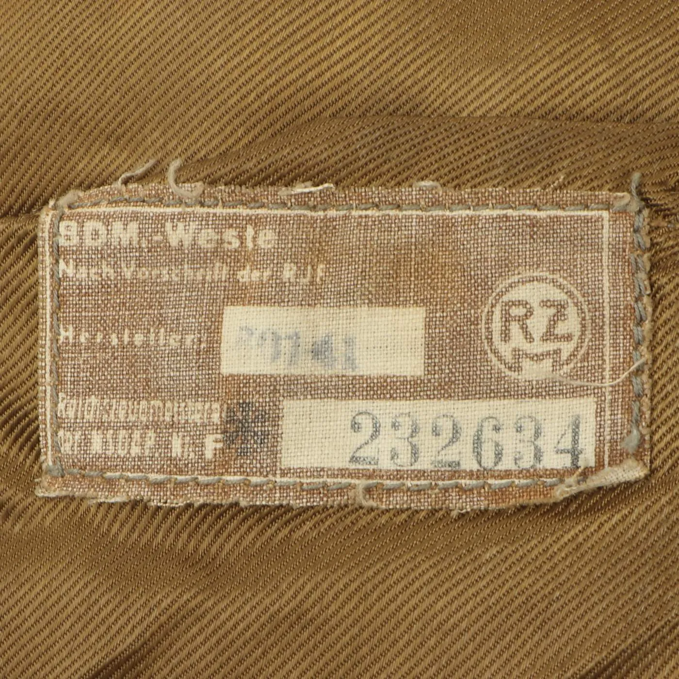 Original German WWII League of German Girls Climbing Jacket - Cologne - Aachen with RZM Tag