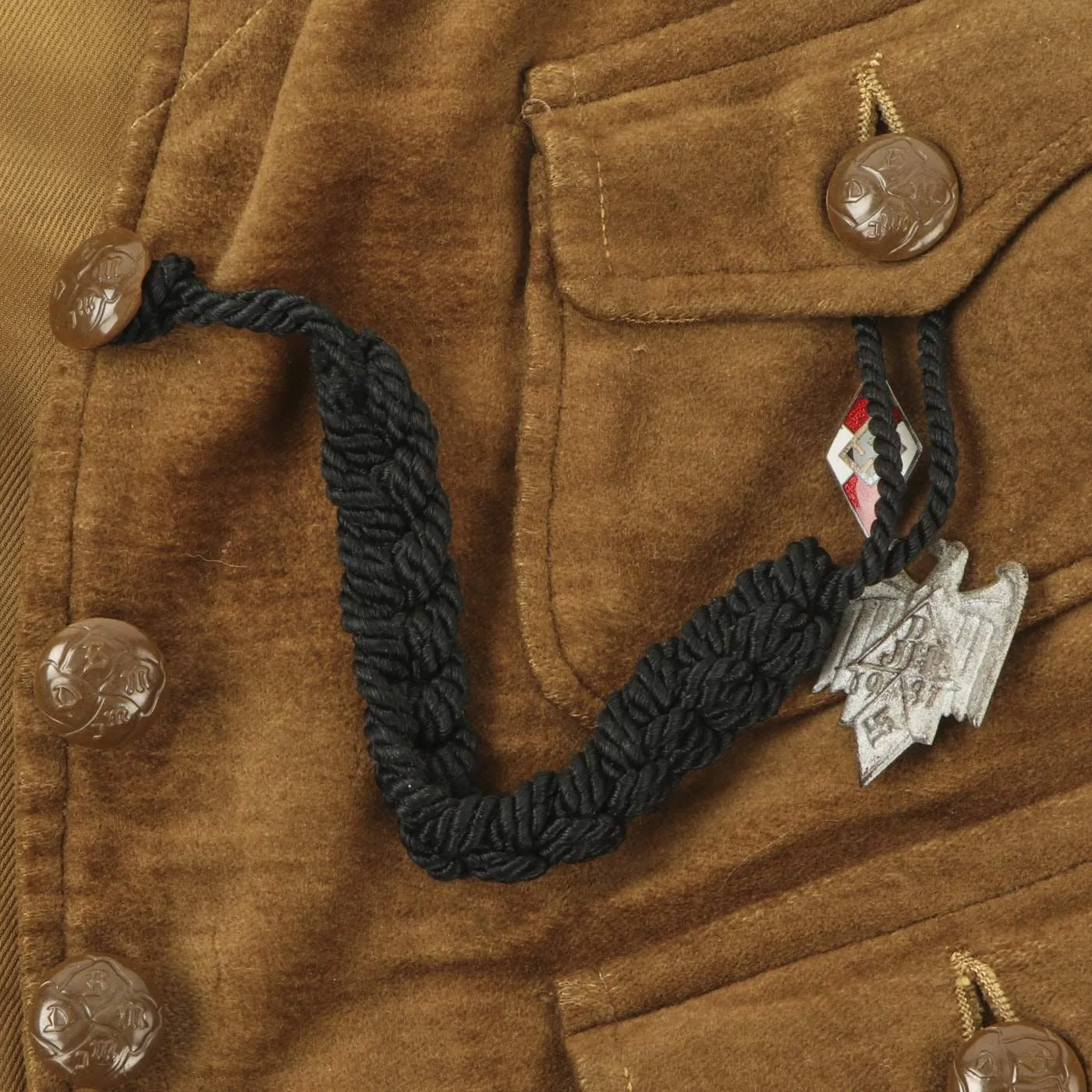 Original German WWII League of German Girls Climbing Jacket - Cologne - Aachen with RZM Tag