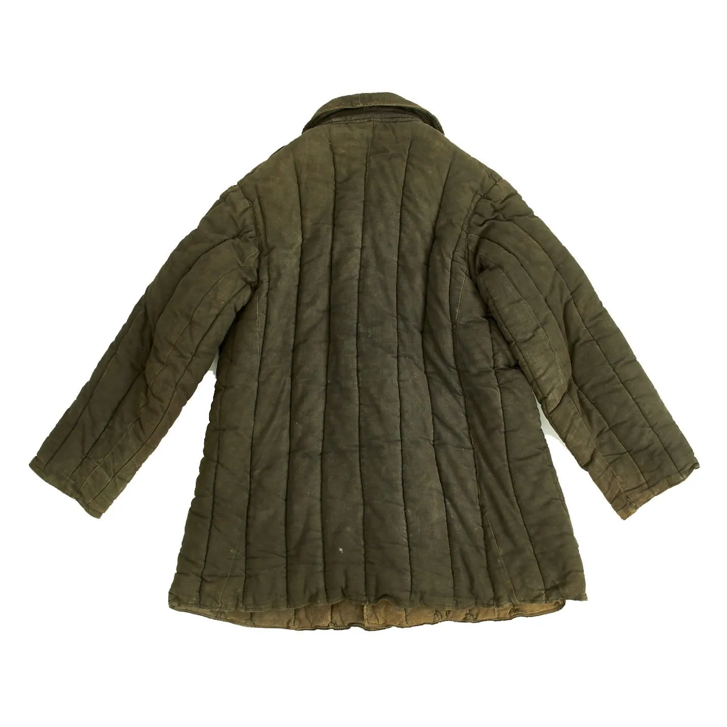Original German WWII POW Telogreika Soviet Padded Jacket and M43 Hat