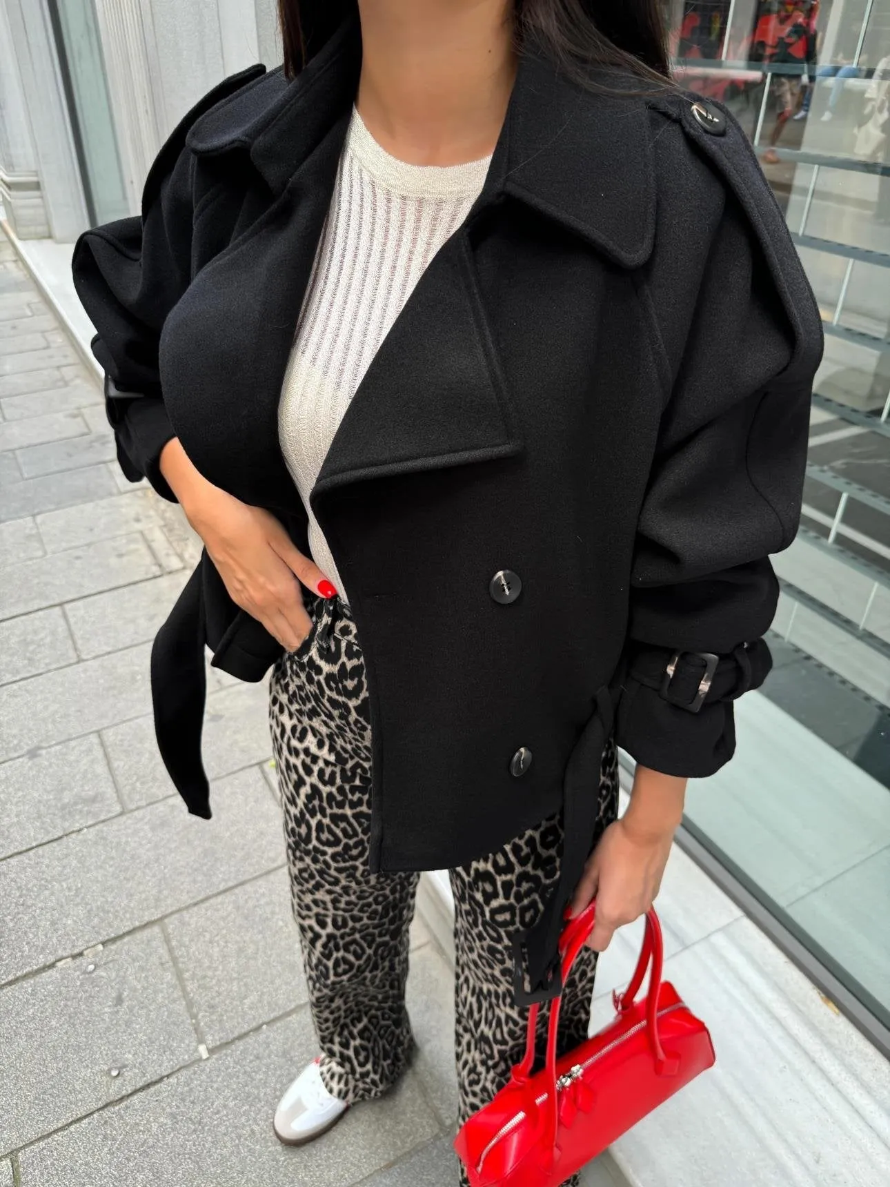 Parkas Short Cashmere Coat