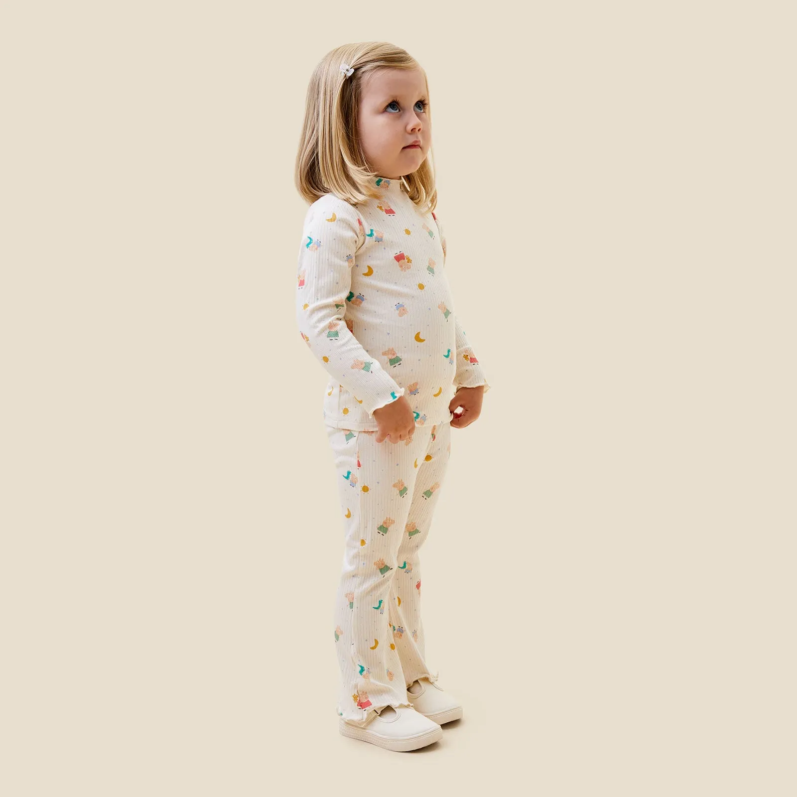 Peppa Pig Ribbed Flared Trousers