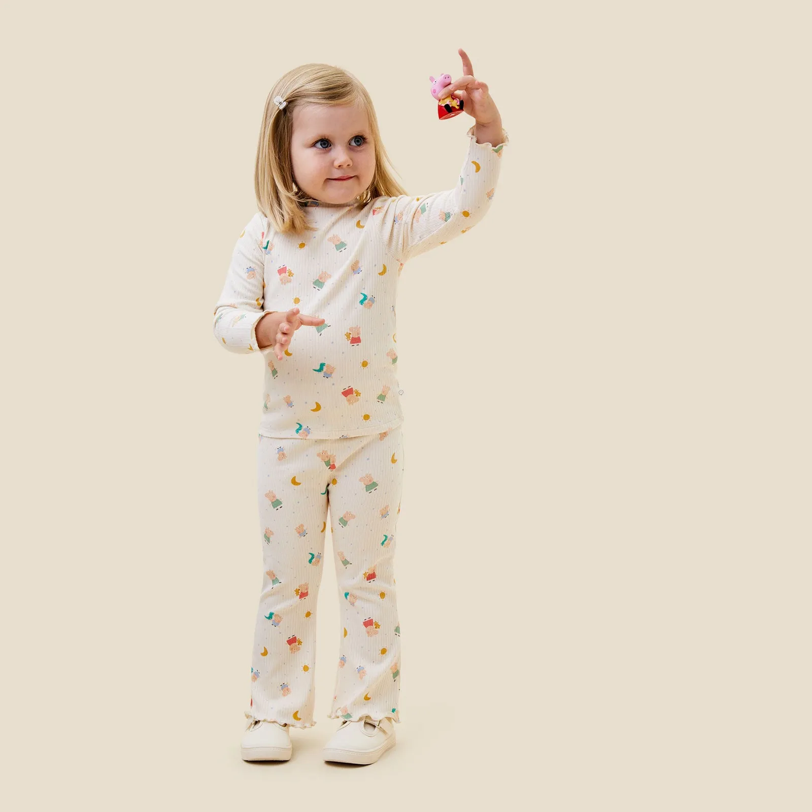 Peppa Pig Ribbed Flared Trousers