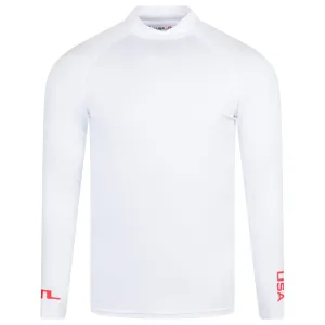 Rene Slim Fit Soft Compression Base Layer White - SU24