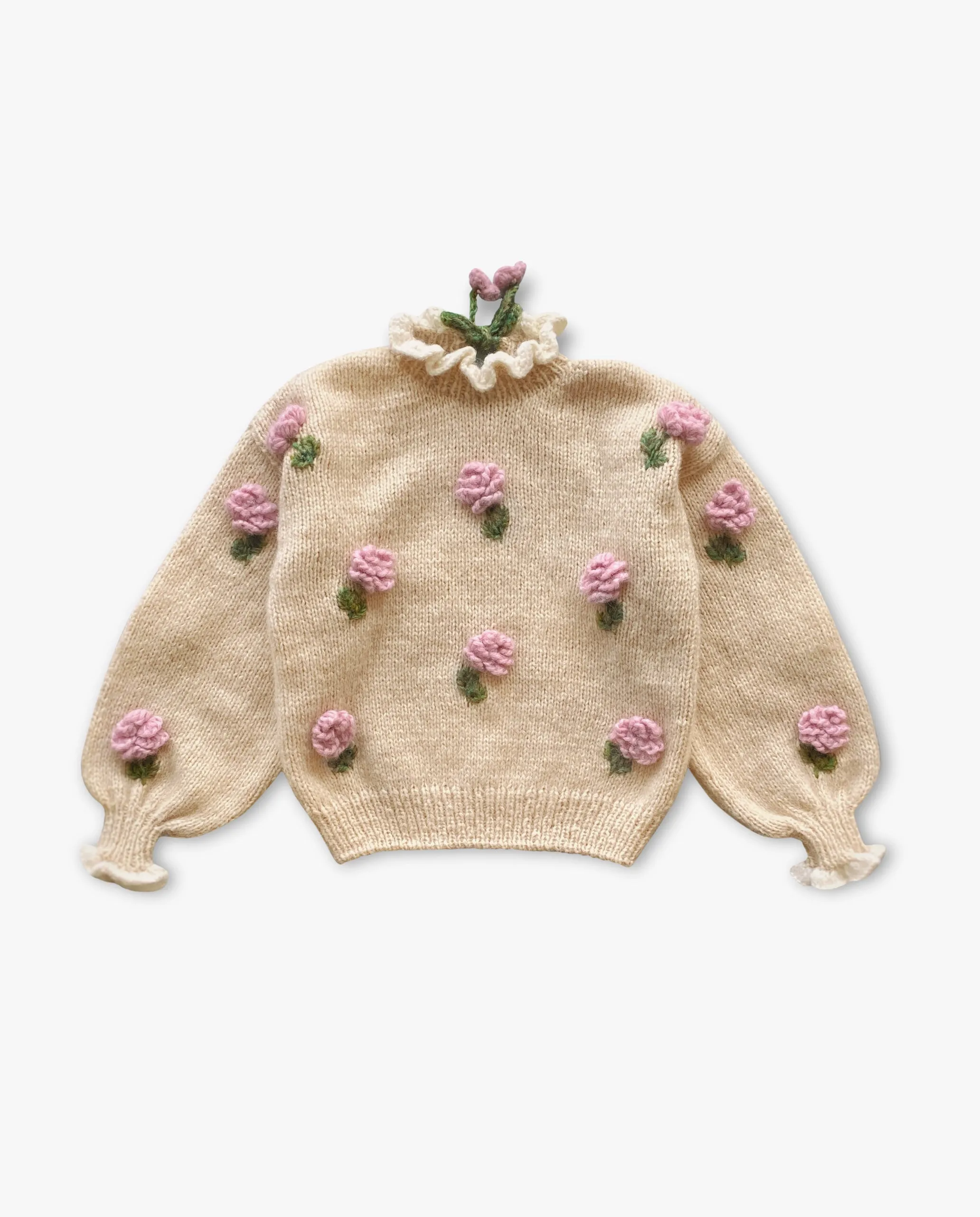 Roses pullover | Wheat
