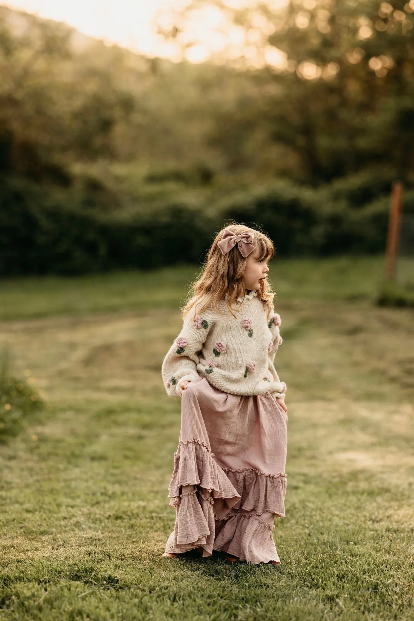 Roses pullover | Wheat