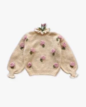 Roses pullover | Wheat