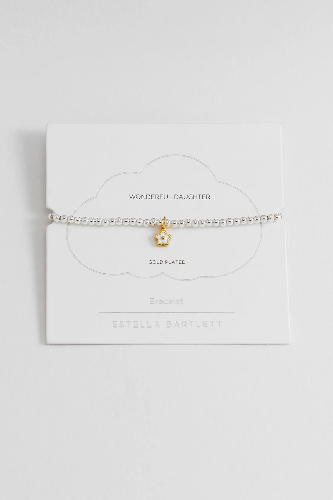 Sienna Beaded Enamel Flower Charm Bracelet