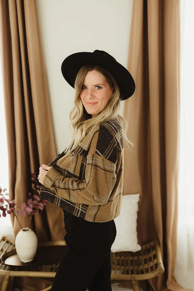 Soft Plaid Jacket