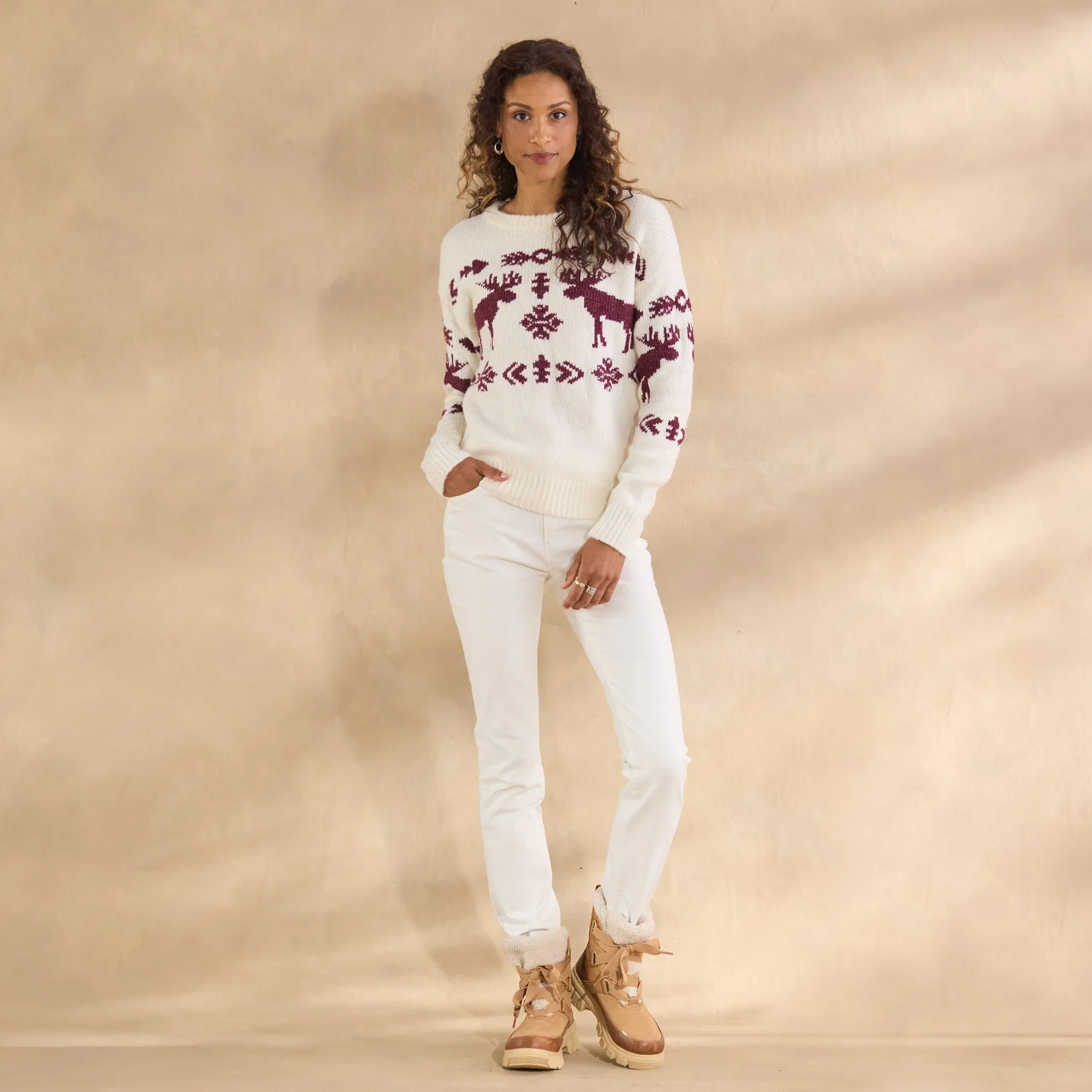 Spirited Moose Sweater