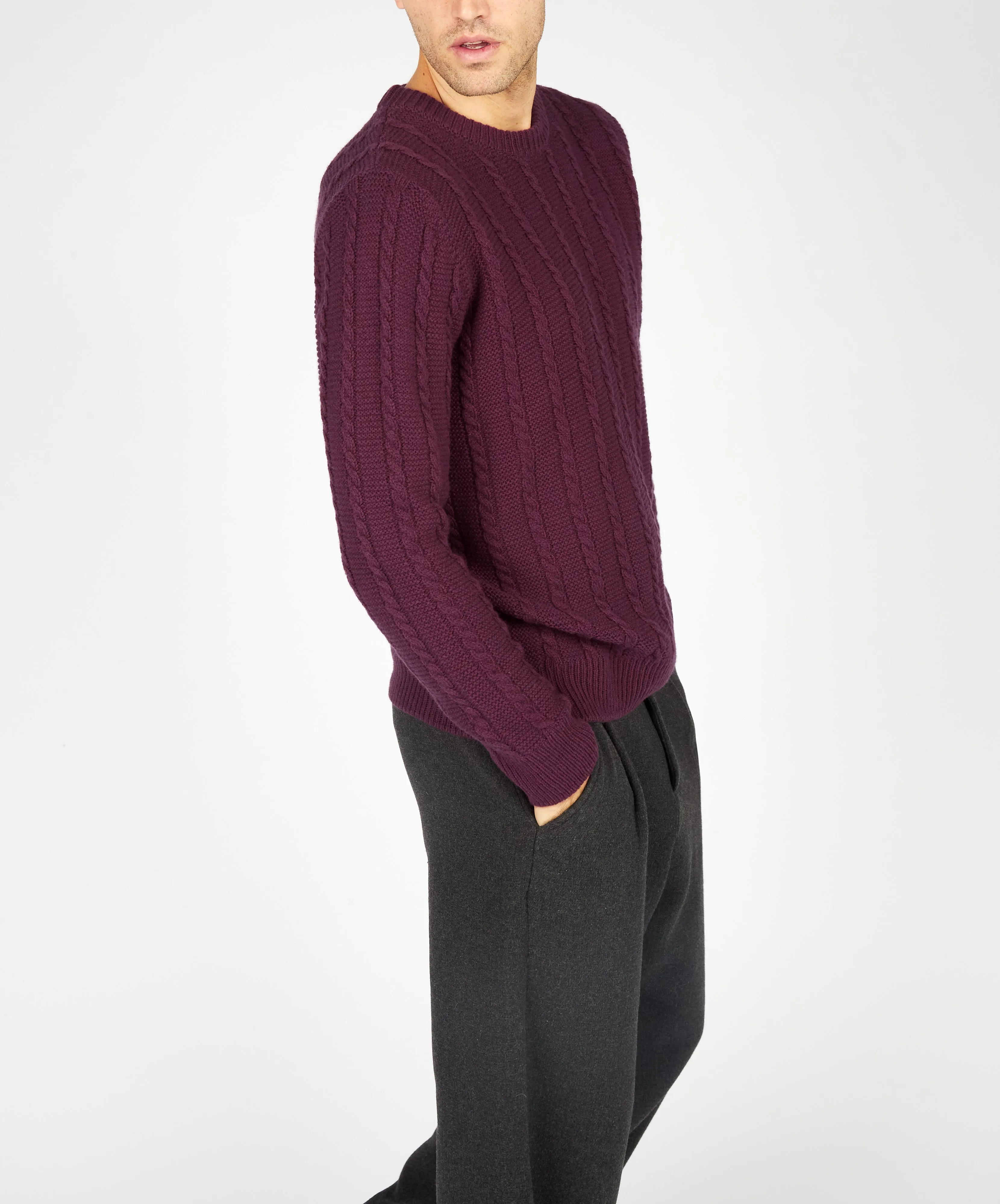 Sudbury Crew Neck Sweater Currant