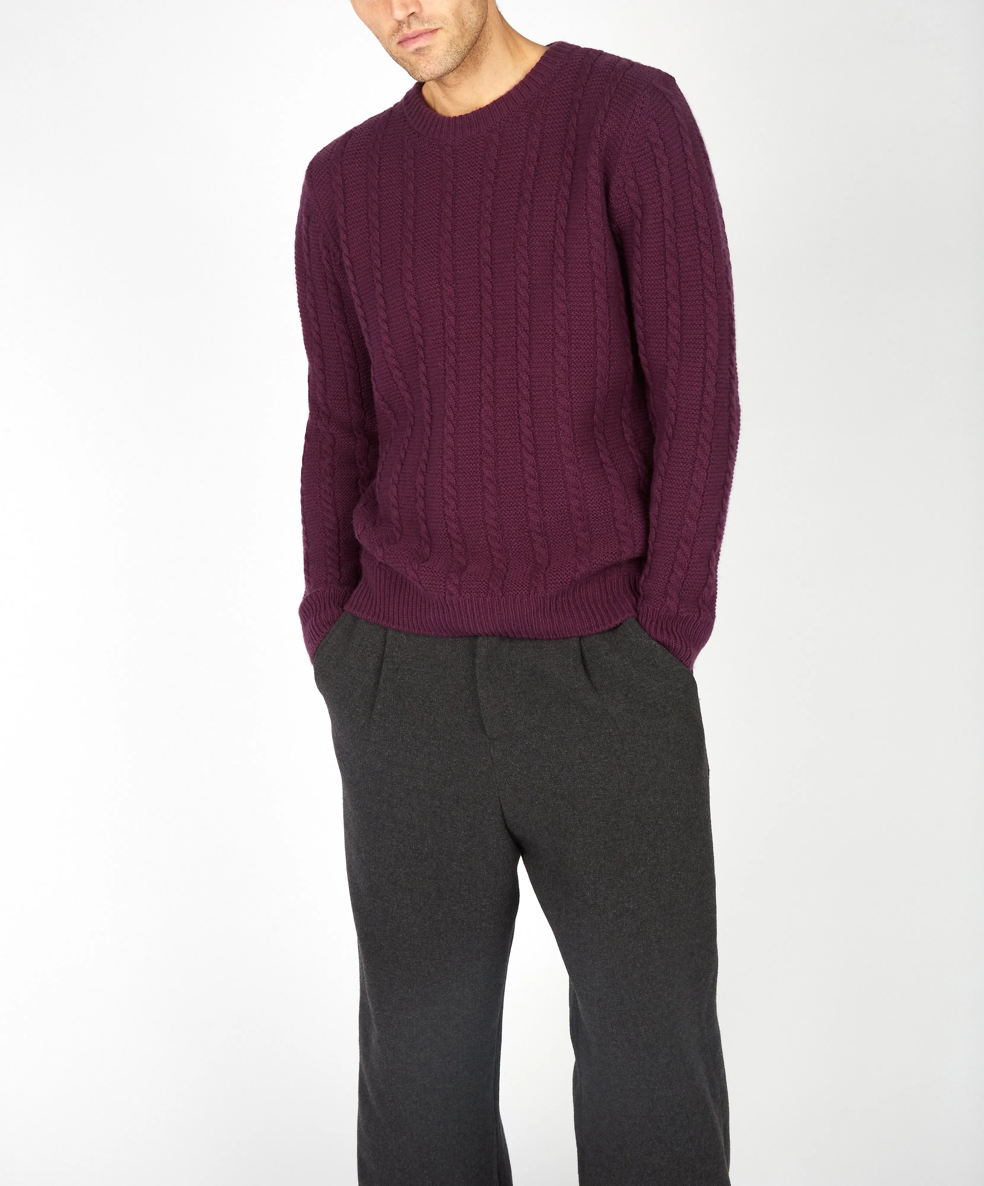 Sudbury Crew Neck Sweater Currant
