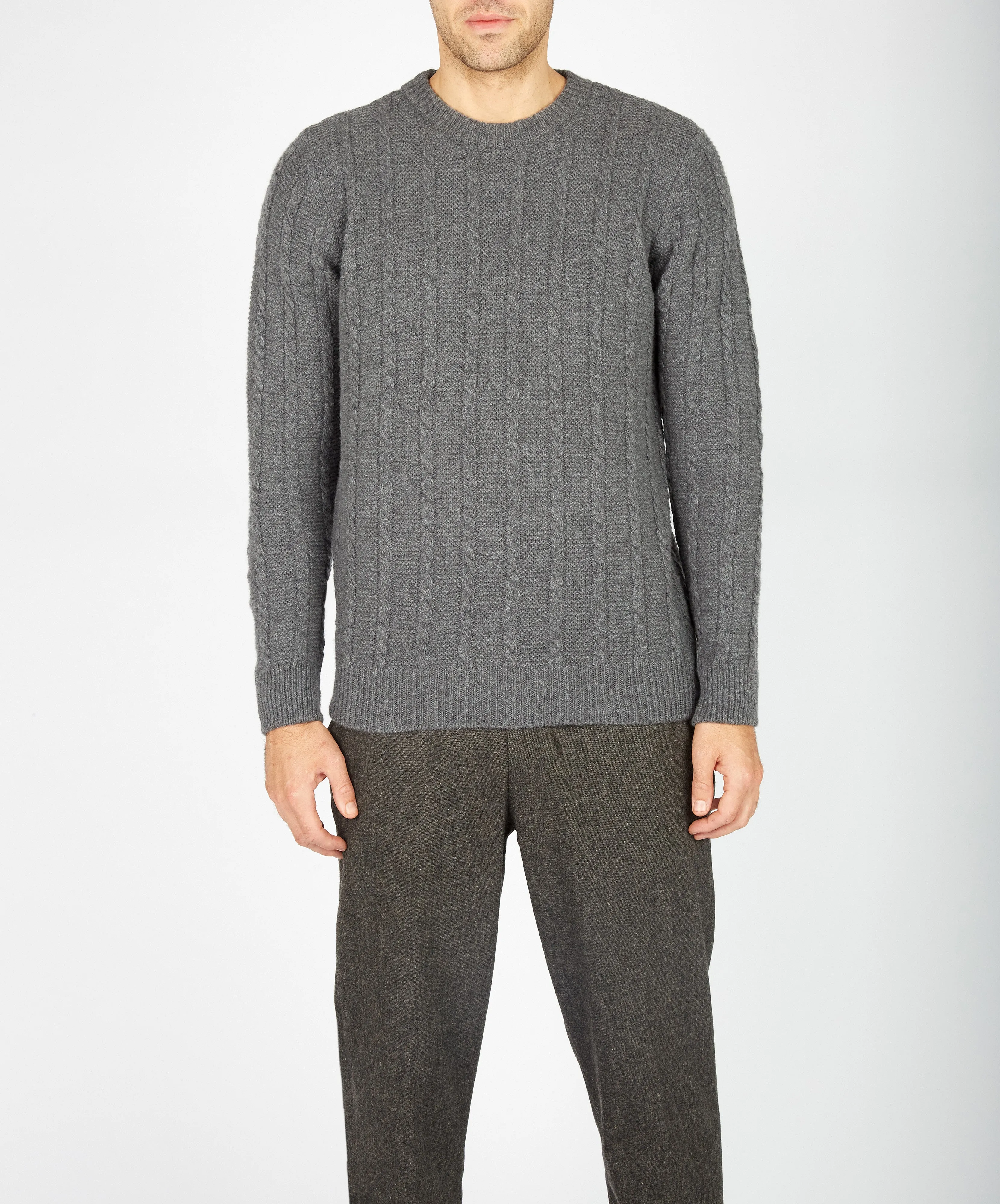 Sudbury Crew Neck Sweater Smoke
