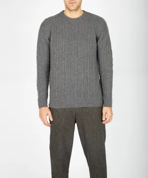Sudbury Crew Neck Sweater Smoke