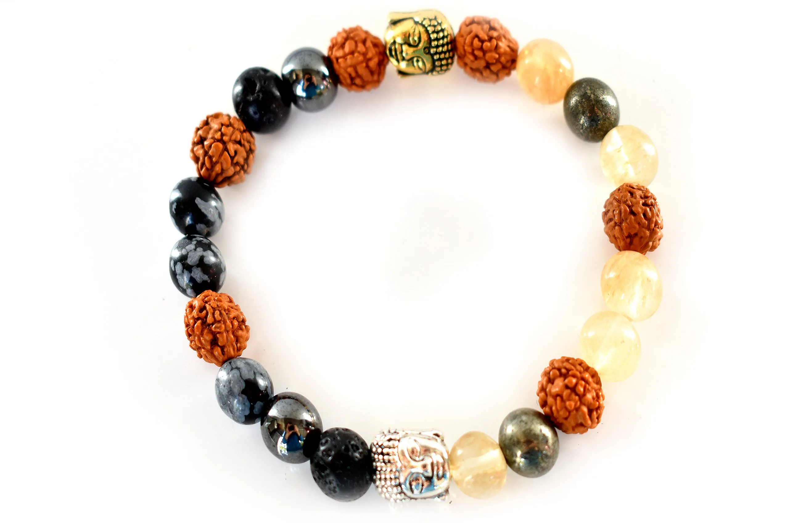 Sun Buddha Moon Buddha - Yin Yang Bracelet