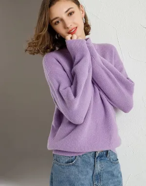 thick dazy oversized wool Sweaters Women puff sleeve Winter sweater Pullovers Loose Female Warm Basic sweater Jumper
