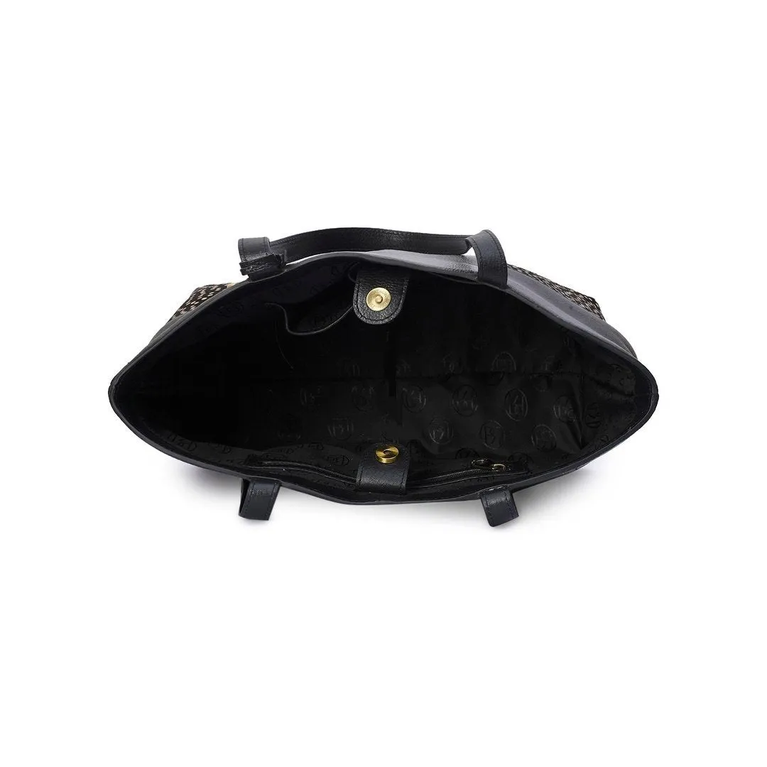 Women's Leather Tote Bag - PRU1347