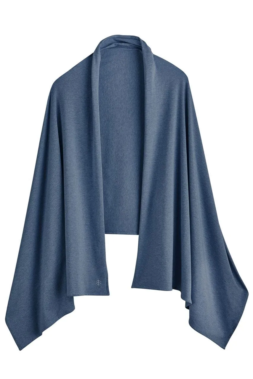 Women's Sanibel Everyday Beach Shawl  | Denim Blue Heather