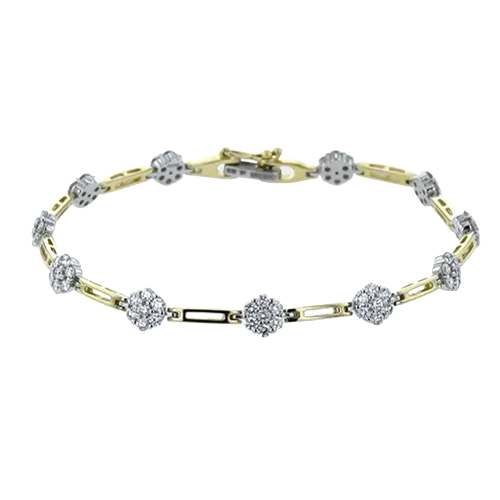 ZB877 Bracelet in 14k Gold with Diamonds